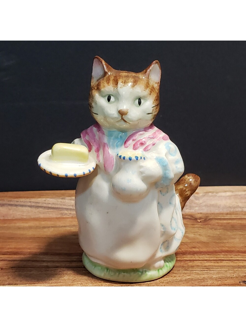 Vintage BEATRIX POTTER Beswick England "Ribby" Cat Porcelain Figurine